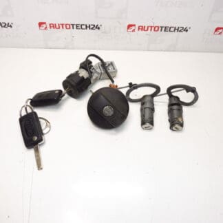 Citroën C8 Peugeot 807 låsesæt + 2 nøgler 4162KQ 4162KF