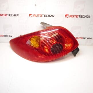 Original venstre baglygte Peugeot 206 3/5 dørs fra 7/2003 6350S0