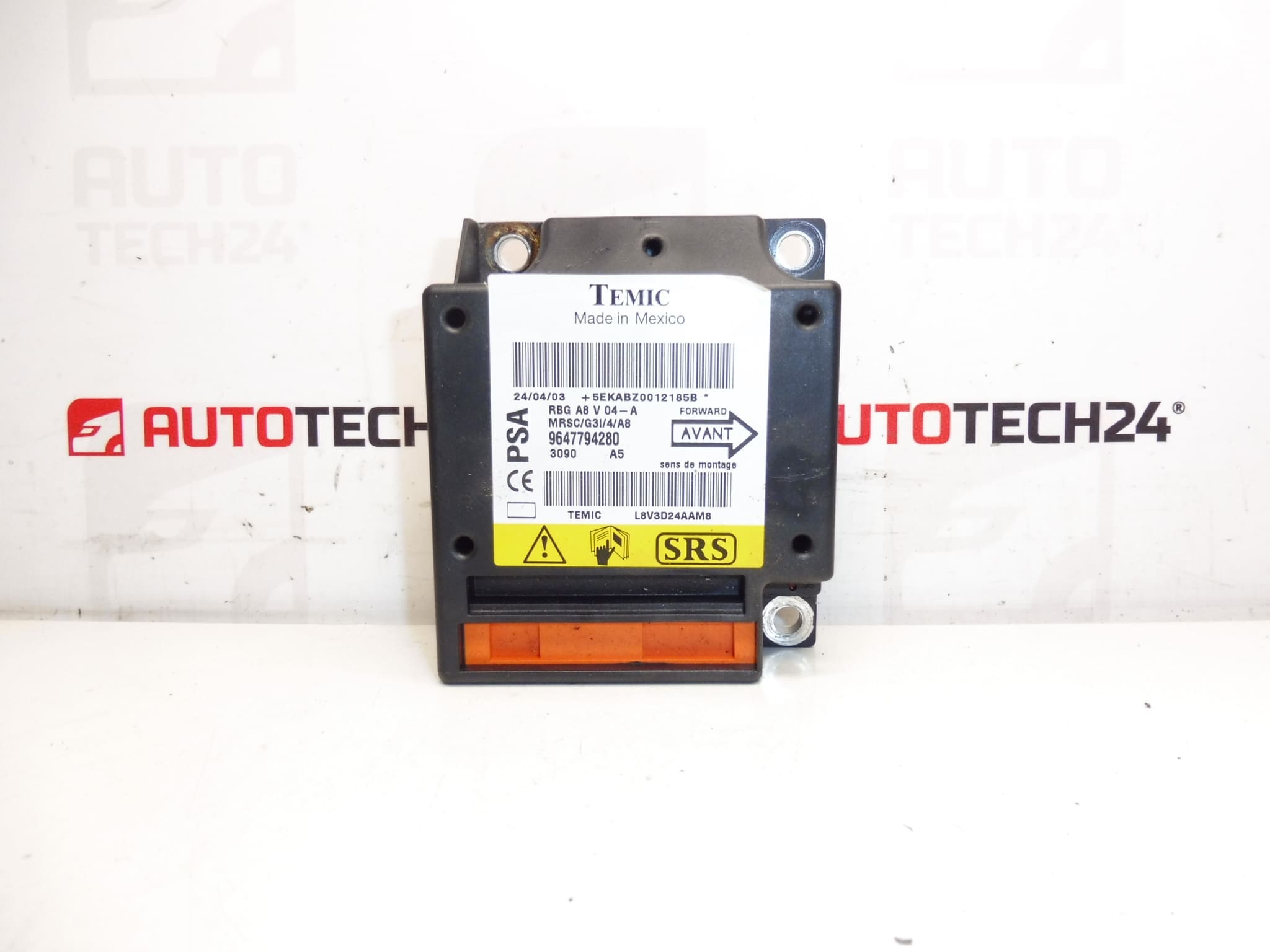 Citroën C2 C3 Airbag enhed 9647794280 654581